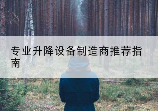 乐至电动剪叉升降平台厂家-专业升降设备制造商推荐指南